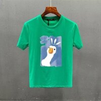 Áo thun in hình con vịt hoạt hình dễ thương thời trang mùa hè