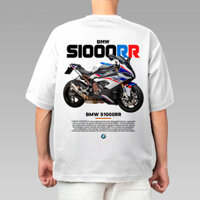 Áo thun in hình đầu máy cá nhân BMW-S1000RR 100% Cotton chất lượng cao dành cho nam giới Đầu máy tình nhân tay ngắn 1224