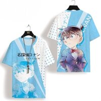 Áo thun in hình đồng thương hiệu Thám Tử Lừng Danh Conan, Áo dệt kim thông thường dành cho nam mùa hè