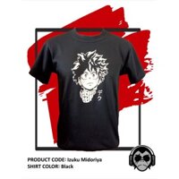 Áo thun in hình Izuku Midoriya Hero academia anime thời trang nam cực chất