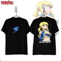 Áo thun in hình Lucy x Fairy Tail - Waifu Anime mẫu mới độc đẹp thời trang nam