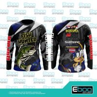 Áo Thun In Hình Sonic Eboq Sublimation / Baju Abu Garcia Shimano Daiwa Thời Trang 2022