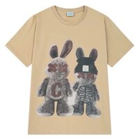 Áo thun in hình thỏ Rabbit, hình in phồng.