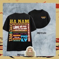 Áo thun in hình tỉnh thành Việt Nam, Hà Nam - Tây Ninh - Sóc Trắng - Đà Nẵng, đủ size, form unisex