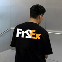 Áo thun in hình xe tải FR2 Fr2Ex Áo thun nam nữ cổ tròn tay ngắn cổ tròn phong cách Nhật Bản