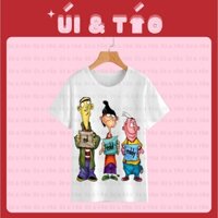 Áo thun in hoạt hình Úi&Táo