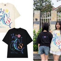 Áo Thun In Lụa ZIOUS OCEAN Tee Unisex Cotton Cổ Tròn From Rộng Dáng Suông Top Nam Nữ