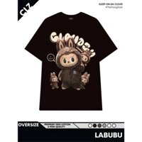 Áo Thun IN Lụa ZIOUS PAZIO PANDA Tee Unisex Cotton Cổ Tròn Form Rộng Dáng Suông Top Nam Nữ