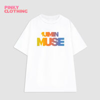 Áo thun Jimin BTS new album Muse, áo phông kpop unisex nam nữ 100% cotton co dãn thoáng mát