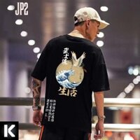 Áo thun JP2 JAPAN OVERSIZE UNISEX (2 Màu ĐEN-TRẮNG)