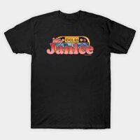 Áo thun juragan99 dễ thương Janice Schoolbus Driver TShirt - TEE39