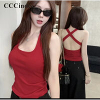 áo thun kiểu 2 dây cổ vuông hở lưng dây chéo lưng bigsize 40-120kg