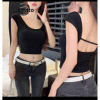 áo thun kiểu ôm body tay ngắn hở lưng dây ngang bigsize 40-120kg