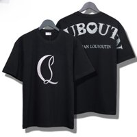 Áo thun L kim tuyến tay ngang cực hot hè 2023, chất liệu cotton thoáng mát, Áo Phông Unisex Nam Nữ