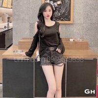 Áo thun lạnh dài tay khoét vai