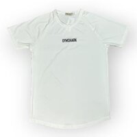 Áo thun lạnh nam tập gym DOGYMSHOP logo thêu, form ôm body đẹp AGTN9 - Trắng - XL 75 - 85kg dưới 1m85