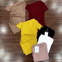 áo thun lệch vai lệch tà