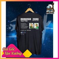 Áo Thun Lệnh Truy Nã Roronoa Zoro Cực Chất | One Piece