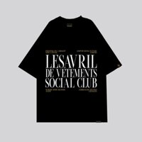 Áo thun Lesavril de Vetements Social Club - Black