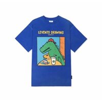 áo thun leven khủng long xanh vải cotton 100% [ Free ship ]