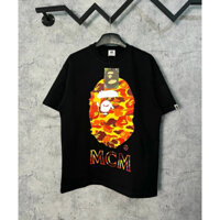 Áo thun local brand APE A BATHING form unisex 100% cotton 2 chiều dày dặn_hình inkix thuật số