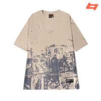 Áo thun local brand By Unispace kiểu HongKong áo phông tay lỡ form rộng unisex nam nữ