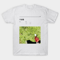 Áo thun [LOCAL BRAND] cotton oversize tay lỡ giá rẻ  Parasite  Minimalist Movie Poster  Bong Joon Ho TShirt 1