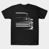 Áo thun [LOCAL BRAND] cotton oversize tay lỡ giá rẻ  1965 chevrolet suburban panel  black shirt TShirt