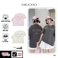 Áo thun local brand form boxy vải 2C 250gsm AXD1624 Miucho in artwork