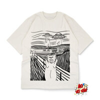 Áo thun local brand Mèo hét Vincent Van Meow | Áo Vớ Vẩn | Cotton 250gsm | Oversize nam nữ