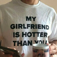 Áo thun local brand My Girlfriend is hotter than you | Áo Vớ Vẩn | Cotton 250gsm 100%S-5XL