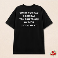 Áo thun local brand oversize Touch My D - Mặc để đi hẹn hò | Áo Vớ Vẩn Cotton 250gsm | Touch D ick