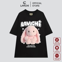 Áo Thun Local Brand Unisex CUTE PINK BUNNY  Premium 100% Cotton LAVICHI - LC024