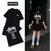 Áo Thun Local Brand Unisex STUSSY LONDON, Áo Phông Unisex 100% Cotton 2 chiều Basic Tee