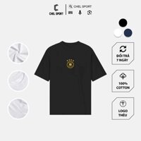 Áo thun logo thêu Đức 2025 100% cotton [ẢNH THẬT]