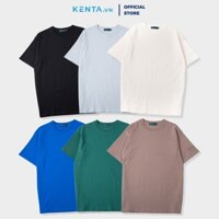 Áo Thun Logo Thêu Sắc Nét Cotton Oversize KENTA ATN0148