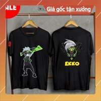 Áo thun lol in hình Ekko màu đen đẹp giá siêu rẻ