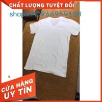 Áo thun lót trắng nam cổ tim loại đẹp - Size 100XL