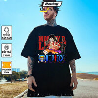 Áo Thun Luffy Mũ Rơm HAVANA Form Rộng In Hình Anime One Piece Vải Cotton Nam Nữ Unisex Mã 007