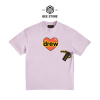 Áo Thun Mặt Cười Form Oversize, Cotton 100% - Áo drew house I Love Drew SS Tee | Lilac