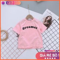 ÁO THUN MÀU HỒNG ĐÀO PHAI CỰC XINH CHO BÉ