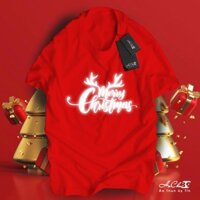 Áo Thun Merry Christmas -Hocha89-W1T112022 - Vải Cotton 4c Siêu Mềm Mịn (Không đúng Cotton đền tiền tặng áo - Hình Thật)