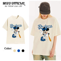 Áo Thun Micky Bóng Chày Nam Nữ Chất Liệu Cotton Cao Cấp Mềm Mịn Thoáng Mát Form Unisex - AC241