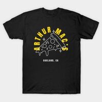 Áo thun Miếng Pizza Của dễ thương Arthur Macs Slice of Oakland TShirt - TEE126