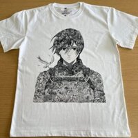 Áo thun Mikasa (Attack on Titan) không màu cotton 100% 2 chiều Oversize, hai màu từ Turned Ninja