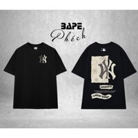 ÁO THUN MLB CLOUD 1979 FORM RỘNG NAM NỮ UNISEX VẢI COTTON HAI CHIỀU CAO CẤP 280GSM - BAPE PHẾCH