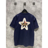 Áo thun MLB hình in mặt sau lưng all start mặt trước logo hãng form unisex cho nam và nữ