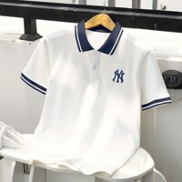 Áo thun MLB nam nữ xuất polo mắt chim cổ bẻ thoáng mát cao cấp