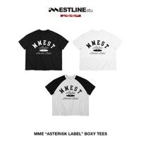 Áo thun MMESTLINE "ASTERISK LABEL" form Boxy chất liệu Premium Cotton in lụa Trame