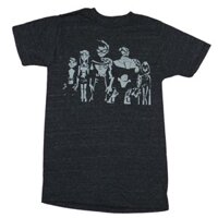 Áo thun mới dành cho người lớn Teen Titans - Nhóm phong cách hoạt hình In đơn màu